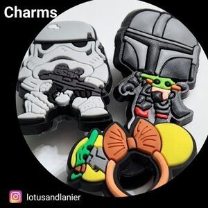 Shoe Charms Star Wars / Bubba Fett  Charms Set of 3